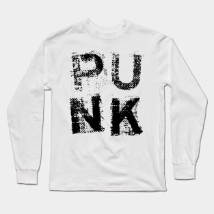 Punk text logo Long Sleeve T-Shirt